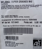 Pain aux céréales sur farine Type 80