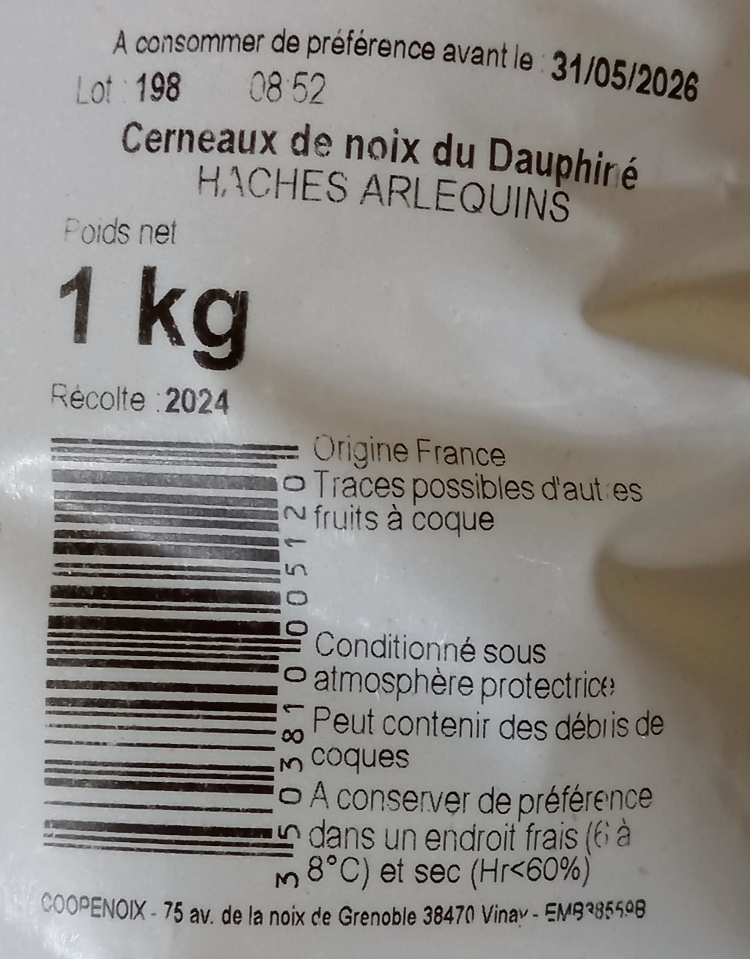 Pains aux noix sur farine Type 65 et Type 80