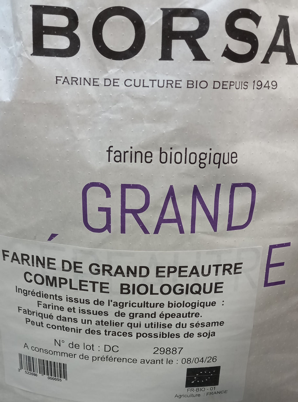 Pain au grand épeautre